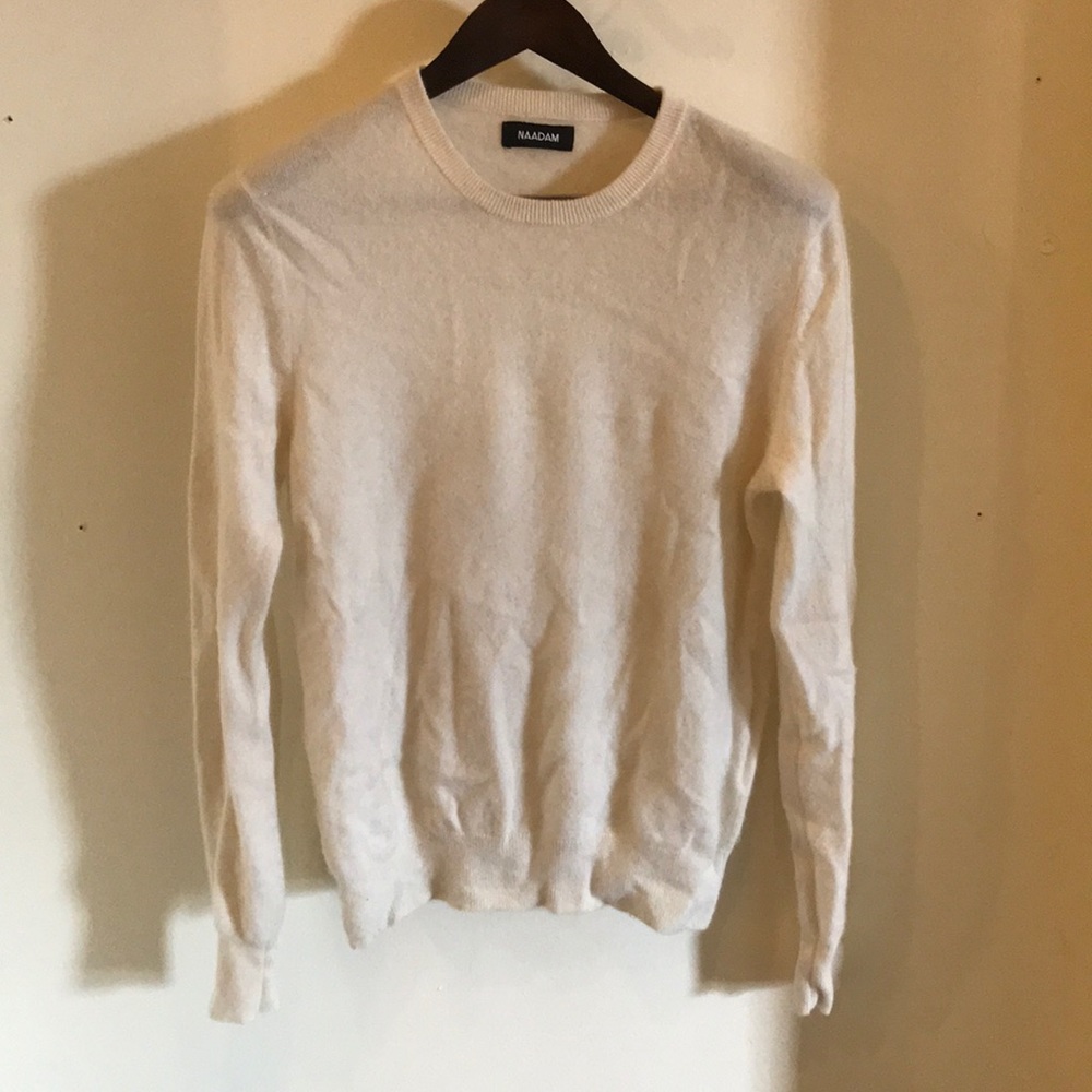 Naadam Cream Lightweight Cashmere
